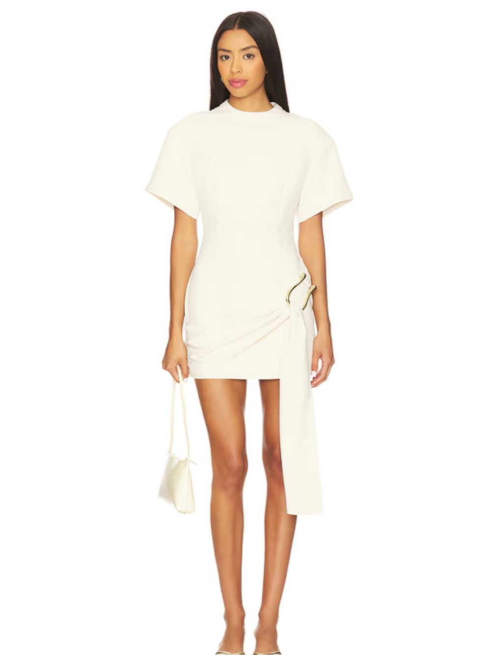 Martini Mini Dress in Porcelain